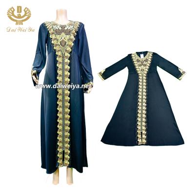 China Islamic clothing South Africa abaya elegent thobe dubai abaya beaded long robe dubai abaya robe with zipper for sale