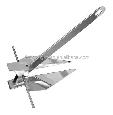 China marine equipment steel danforth boat anchor 5kg 15kg 25kg for sale