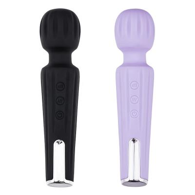 China Rechargeable Waterproof 8 Models Body Speeds 20 Wand Personal Massager For Women for sale