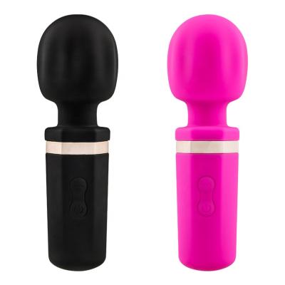 China Rechargeable Electric Vibrating Mini Body Massager Magic Wand Handy Wireless Massage for sale