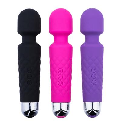 China Men Back Women Neck Body 20 Speed ​​Silicone Shoulder Body Wand Personal Massager for sale