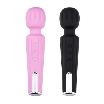 China USB Rechargeable Cordless Powerful 8 Models Handheld Body Wand Massager Speeds 20 for sale