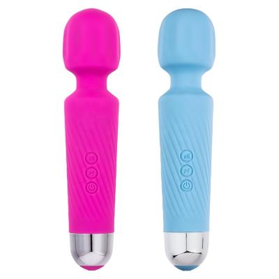 China Body 8 Speeds 20 Models Luna Wand Wireless Rechargeable Waterproof Personal Massager For Women for sale