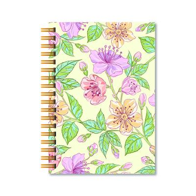 China Custom Printed Stationary Spiral Binding Organizer Wedding Planner Custom Hardcover Agenda Diary A5 B5 Printing for Bridal for sale