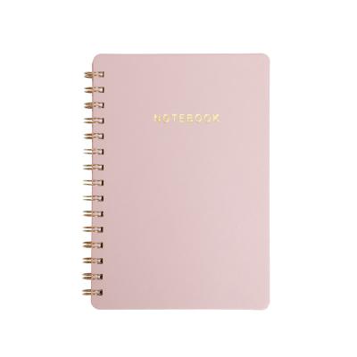 China Morandi Double Side Hot Selling Style Pocket PU Leather A5 Diary Foil Stamping Reel Notebook Journal for sale