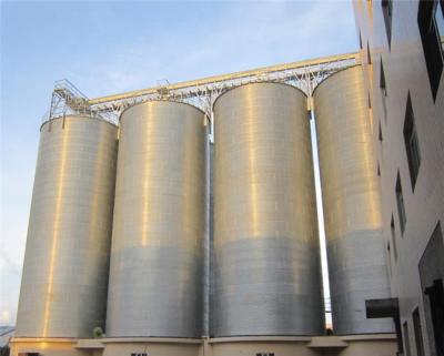 China Factory New 100T-1000T Galvanized Bottom Hopper Steel Silo For Storing Wheat, Corn, Sorghum, Soybean And Various Grain Steel Silo for sale