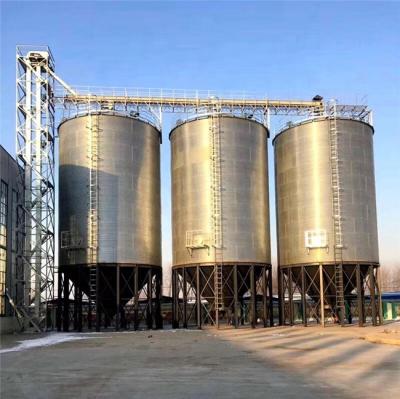 China Professional factory manufacturer offer complete 50T-10000T maize /wheat /grain /paddy storage silos/galvanized steel silo system for sale