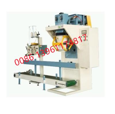 China Automatic Weighing Granules 25kg 50kg Packing Sewing Machine For Feeds Seeds Snacks Fertilizer for sale