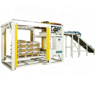 China Full Automatic Commodity Bags Palletizing Machine For Packing Urea Fertilizer Packed High Level Automatic Bags Palletizer For Sale for sale