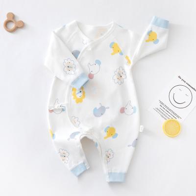 China Keli Bear Baby Romper New Season Boneless Quilted 100% Cotton Boys And Girls Jumpsuit Newborn Romper for sale