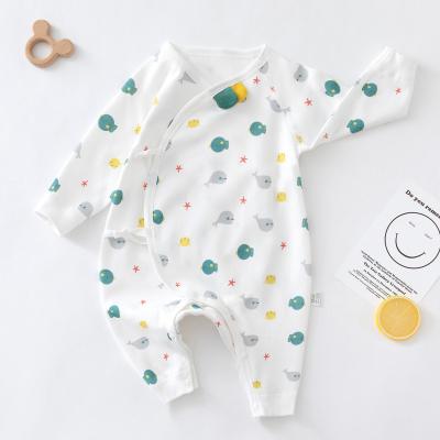 China Keli Bear Newborn Romper New Season Boneless Quilted 100% Cotton Boys And Girls Jumpsuit Newborn Romper for sale