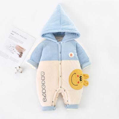 China Wholesale 100% Cotton Baby Clothes 99% Cotton Long Sleeve Jumpsuit Newborn Winter Boys And Girls Jumpsuit Baby Clothes Newborn Romper for sale