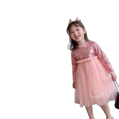 China 2021 fall viable children's princess beaded dress fashionable girl's birthday dress for sale