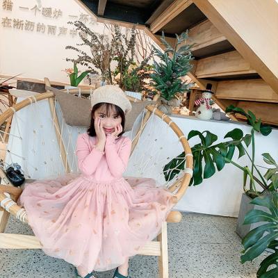 China European and American children's clothing autumn cotton high quality children's fashion breathable wholesale girls' dresses for sale