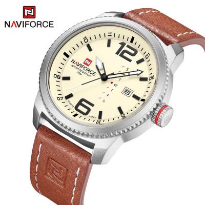 China Naviforce 9063 Young Full Men's Calendar Sport 3ATM Waterproof Trend Large Size Watch With Quartz Belt for sale