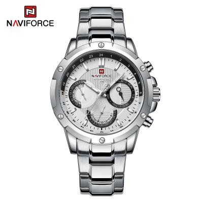 China Complete Calendar 2021 Newcomers Naviforce 9196S Switch Men Waterproof 24 Hours Date Sports Watch Quartz Multifunction for sale