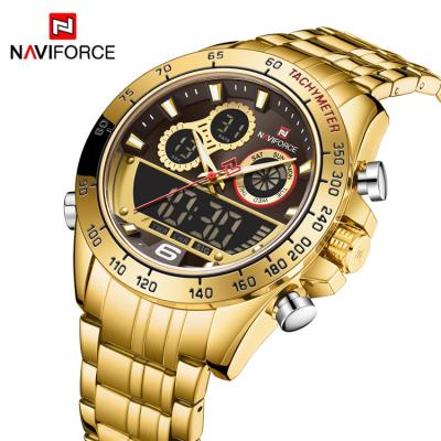 China NAVIFORCE 9188 GGG Mensfashion Alarm Leisure Waterproof Watches Quartz Digital Analog Wrist Watch For Men Watches for sale