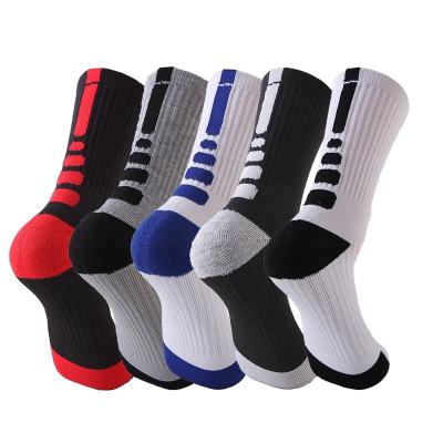 China Thick Anti-Foul Protective Media Sports Cushion Elite Basketball Compression Sports Socks For Boy Girl Men Women for sale