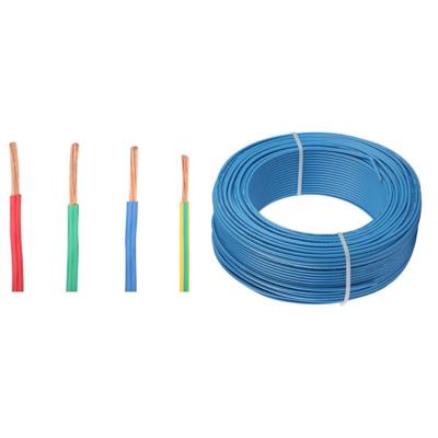 China Manufacturer 450/750V 1.5mm 2.5mm Building 4mm Single/Stranded 6mm PVC BV House Bare Copper Wire Electrical Wire for sale