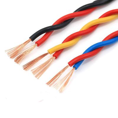 China Building PVC Insulated Twisted Pair Electrical Wire Flexible Copper Cable For House Wiring for sale