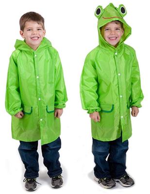 China 100% Bachelor's Raincoat Baby Frog Kids Waterproof Breathable Protective Raincoat for sale