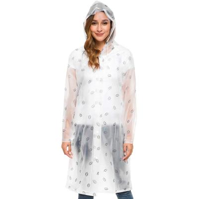 China Bachelorette Rainwear Poncho Jacket Woman Transparent Plastic Fetish Raincoat Fabric For Raincoat for sale