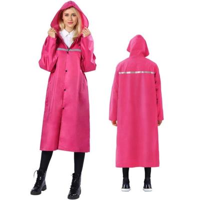 China Bachelor Raincoats Rain Hooded Jacket For Adults Waterproof Reusable Plastic Center Raincoat Vinyl Rainwear for sale