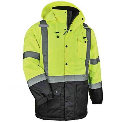 China Bachelor Waterproof Clothes Insulated Durable High Visibility Windproof Winter Reflective Clothing for sale