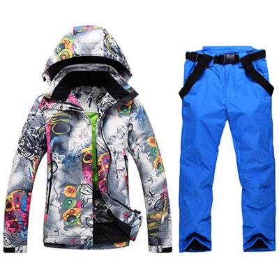 China New Branded Men Waterproof Jacket Pants Waterproof Polyester 100% Fleece Breathable Fabric Ski Suit for sale