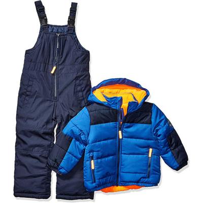 China Snowsuit Waterproof Set Warm Snowbib Suit Thickened Babies Boy's Small Ski Jacket for sale