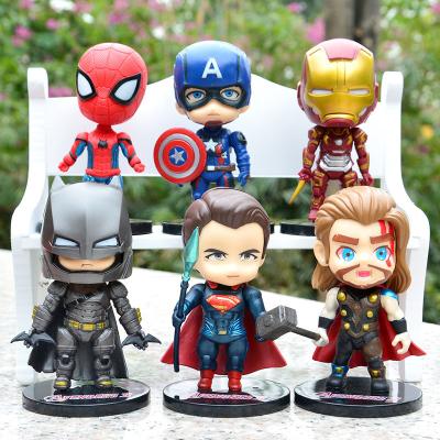 China Figure Toy American Hero Action Figure Cartoon Toy Anime Action Figure Movie Hero Spider-Man IronMan Figure for sale