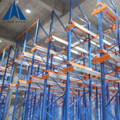 China Steel Heavy Duty Warehouse Economic Radio Shuttle Pallet Rack System for sale