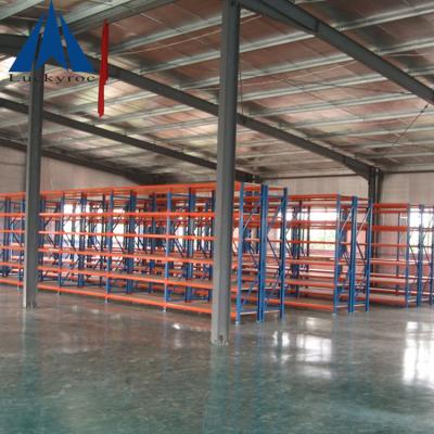 China Corrosion Protection Metal Warehouse Storage Shelving Light Duty Rack For Industrial Use for sale