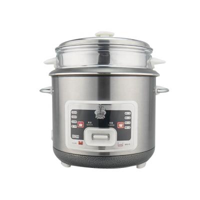 China Hotel Home 5L 6L Double Layer Electric Multifunctional Electric Rice Cooker With Steamer for sale