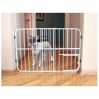 China Carlson Sustainable Metal Folding Expandable Dog Door With Doors Pet Door for sale