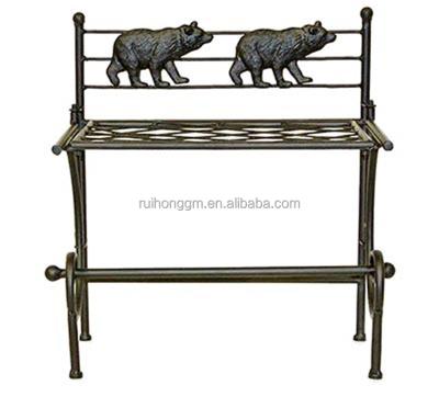 China Sustainable Animal Design Metal Towel Rack Bathroom Tissue Towel Rack for sale