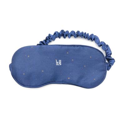 China Promote Sleep Hot Selling Silk Sleep Eye Mask Silk Blindfold Covered With Elastic Strap Blindfold For Women Men Night Sleep for sale