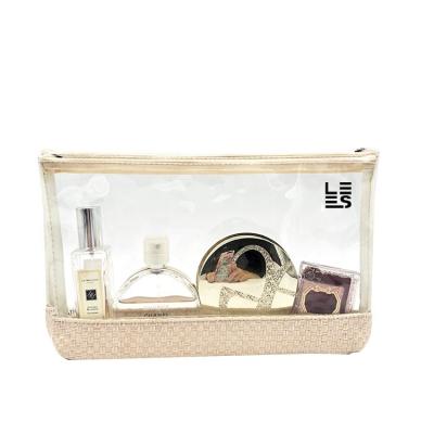 China Fashion Trendy Women PVC Cosmetics Organizer Portable Clear Makeup Bag for sale