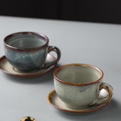 China Viable Wholesale Hot Sale Porcelain Ceramic Coffee Mugs And Tea Sets Cup And Saucer for sale