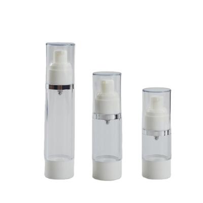 China AS Collar Luxury 15ml 30ml 50ml Refillable Cosmetic Twist Vacuum Airless Serum Oil Lotion Spray Pump Bottle for sale