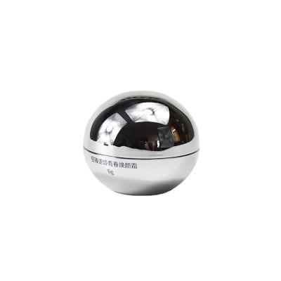 China 5g Ball Shape Acrylic Eye Cream Container for SKIN CARE Collar Material Acrylic for sale