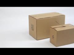 Recycled Corrugated Zipper Paper Cartons Box Custom Logo Packaging Printed Shipping Kraft Boxes