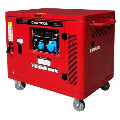 China 5kw 5kVA 5.5kw 5.5kVA Portable Silent Petrol Gasoline Power Generator Set 5 Kw 5 kVA 5.5 Kw 5.5 kVA Inverter Generator 1020*555*785 for sale