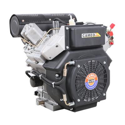 China Air-cooled 20HP to 30HP Diesel Engine 16kw 22HP 2V92f 2 Cylinder Diesel Engine for Sale for sale