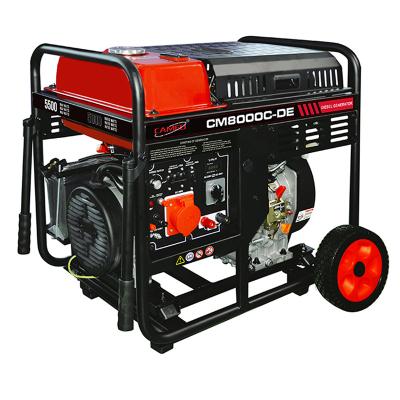 China Cameo Camel 5kw 5.5kw 5kVA 5.5kVA Diesel Generator Set Portable Power Small Electric 1 or 3 Phase Diesel Generator (CM8000C-DE) 741x 537x 685 for sale