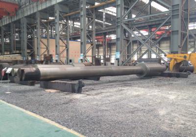 China Forged Casting 60mn Marine Rudder Spindle For Ship And Boat for sale