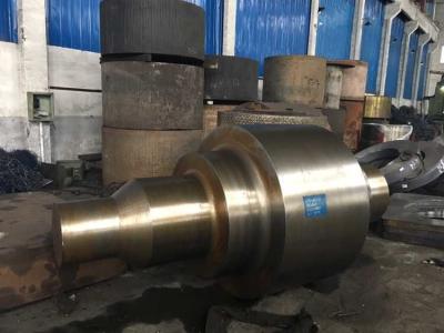 China Forged Monoblock Roller Alloy Steel Forgings For Roller Press for sale