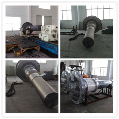 China Forging Steel Step Industrial Shafts 34CrNiMo6 L3500mm OD 1800mm for sale