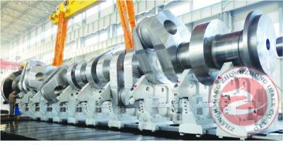 China Heavy Duty Slow Speed Forged Steel Crankshaft Astm En / Compressor Customized for sale