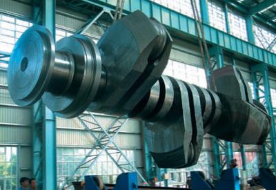 China Custom Machined Crankshaft Forging ASTM EN ISO , Locomotive Crank Shaft for sale